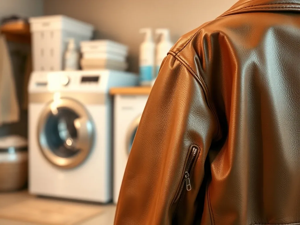 Jak prać skórzaną kurtkę w pralce? Praktyczne porady i wskazówki