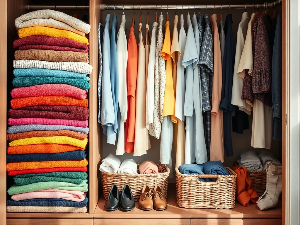 Jak układać ubrania w głębokiej szafie? Sprawdzone porady!