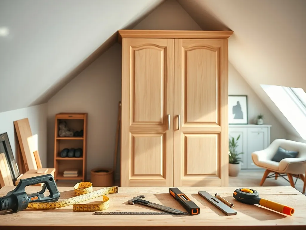 Jak samemu zrobić szafę pod skosem? Praktyczny poradnik krok po kroku